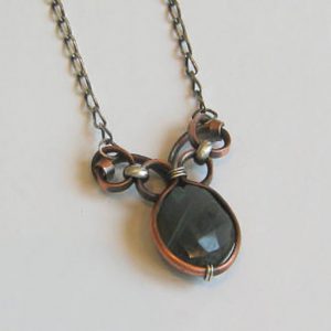Labradorite Silver Necklace