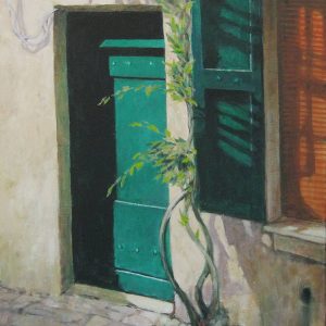 Vine and Green Door