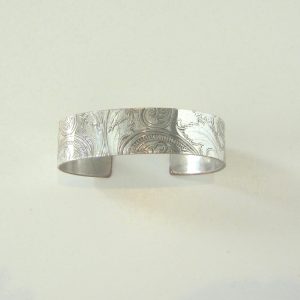 Vintage Silver Scroll Cuff 2