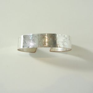 Vintage Silver Scroll Cuff 3