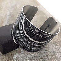 Tree Rings Aluminum Cuff