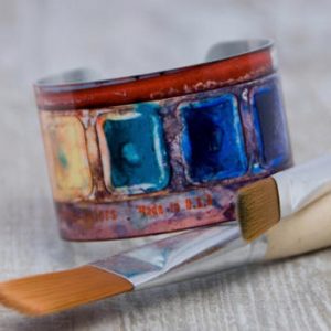 Watercolour Palette Aluminum Cuff