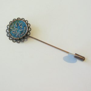 1951 Green Penny Pin