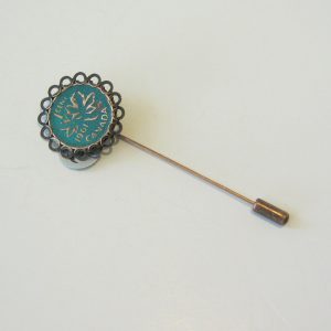 1961 Green Penny Pin
