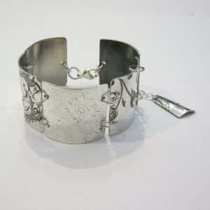 Vintage Silver 5 Section Bracelet