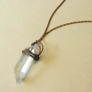 Quartz Crystal Copper Necklace 2