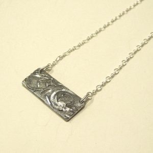 Vintage Silver Bar Necklace 1