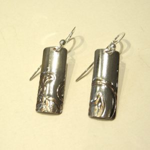 Vintage Copper and Silver Earrings 2