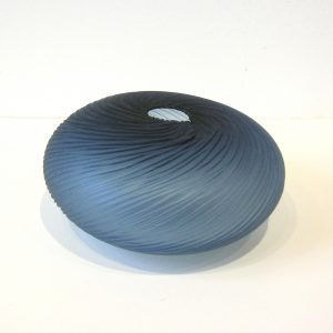 Steel Blue Swirl Orb 2