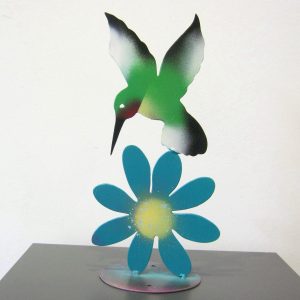 Hummingbird Turquoise Bloom